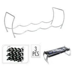 Excellent Houseware Wijnrek Stapelbaar Chroom -Keukenapparatuur Winkel 101 2085 4 1