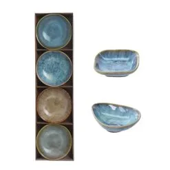 Excellent Houseware Snackschaaltjes Rustiek 4 Stuks 3 Assorti 9 Excellent Houseware Snackschaaltjes Rustiek 4 Stuks 3 Assorti -Keukenapparatuur Winkel 101 2485 1 2