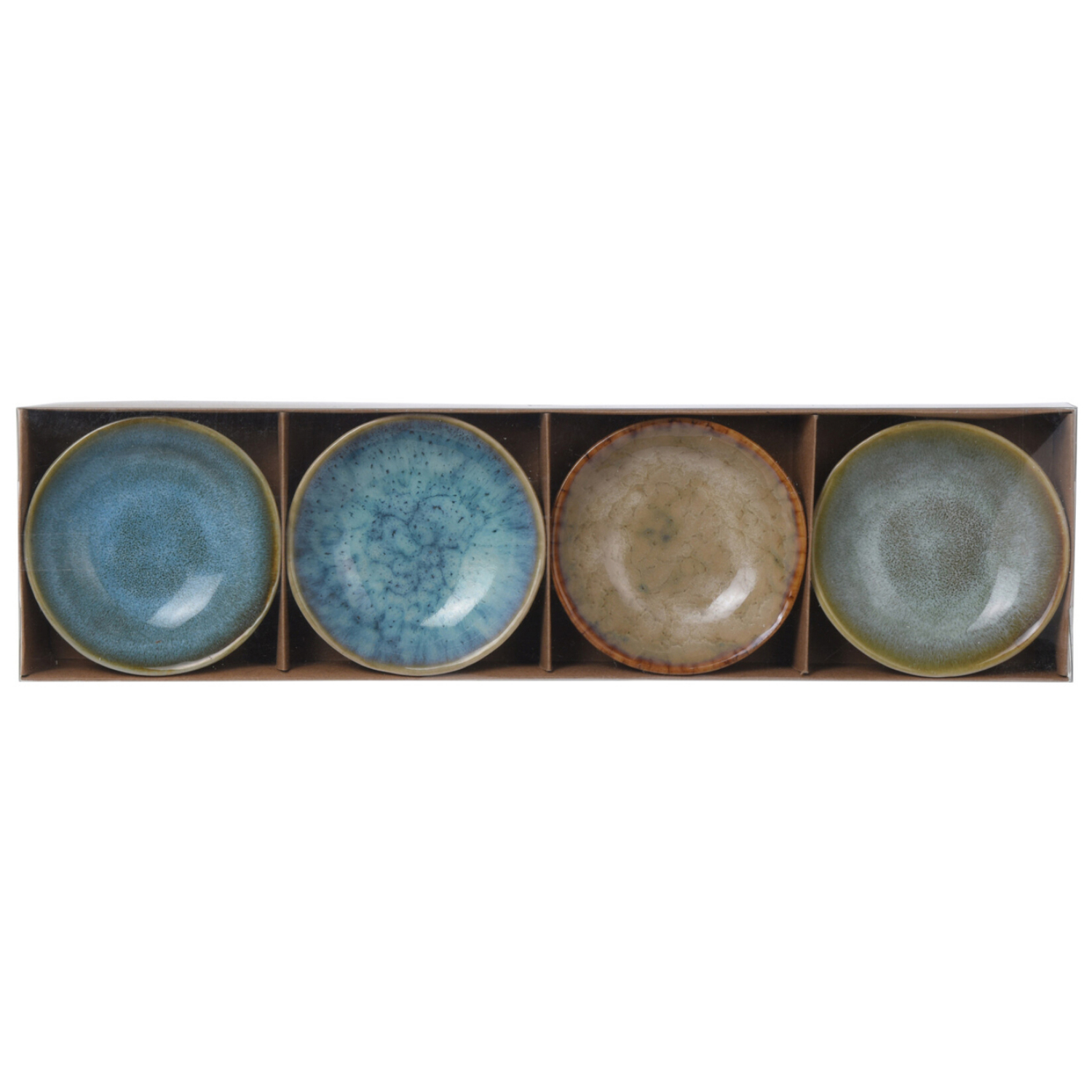 Excellent Houseware Snackschaaltjes Rustiek 4 Stuks 3 Assorti 3 Excellent Houseware Snackschaaltjes Rustiek 4 Stuks 3 Assorti - Afbeelding 3