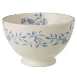 Royal Boch Fleurs Bleues Kom Met Voet 11 Cm Decor