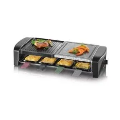 Severin Gourmet En Raclette-grill MetNatuurgrillsteen 8-persoons RG 9645 7 Severin Gourmet En Raclette-grill MetNatuurgrillsteen 8-persoons RG 9645 -Keukenapparatuur Winkel 101 3699 4 1
