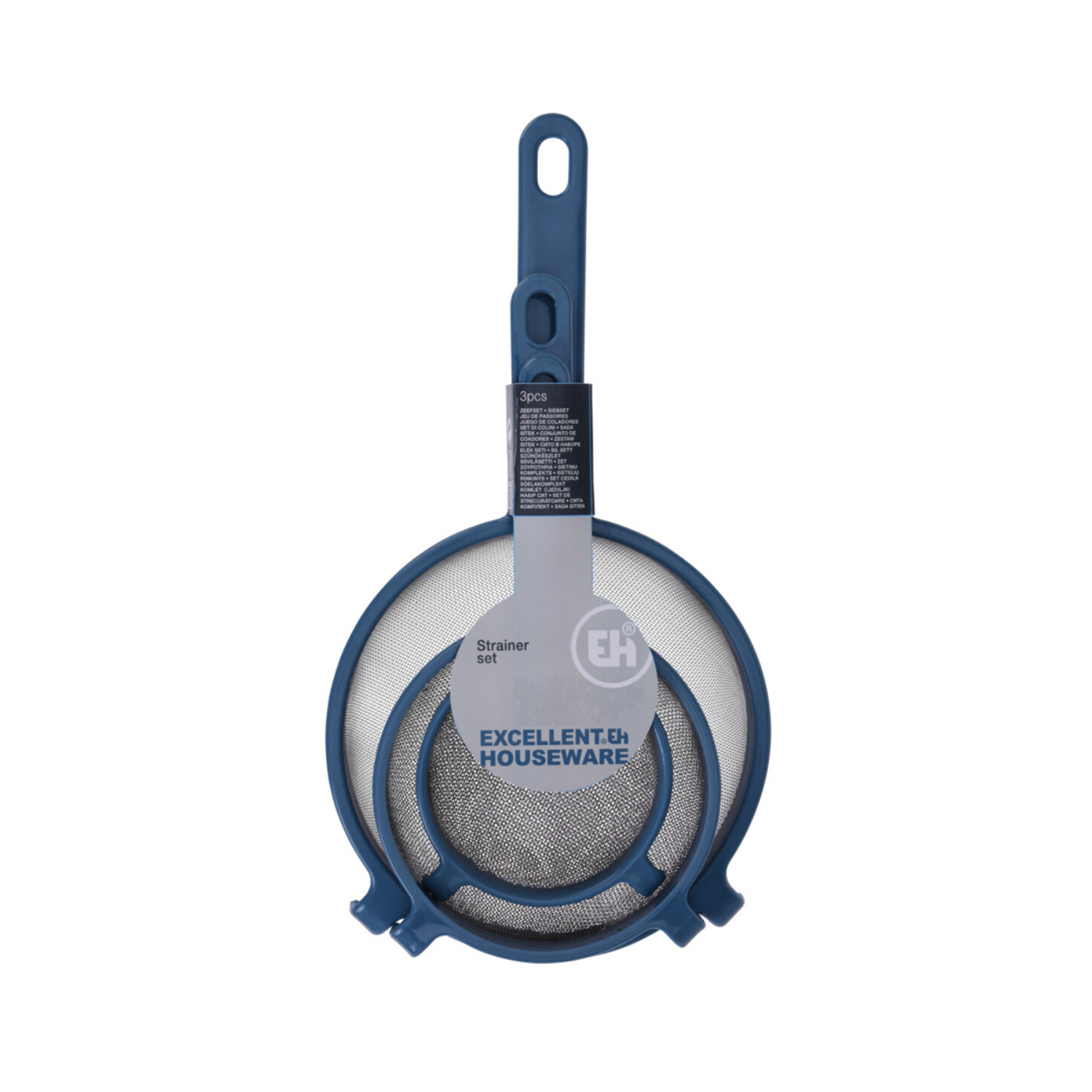 Excellent Houseware Zeefset Kunststof 3-delig 3 Excellent Houseware Zeefset Kunststof 3-delig - Afbeelding 3