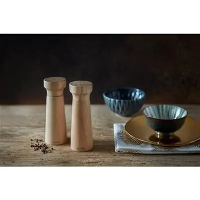 Amefa Peper En Zout Molenset 15 Cm Hout 2 Amefa Peper En Zout Molenset 15 Cm Hout - Afbeelding 2