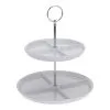 Excellent Houseware Etagere 2-laags Porselein