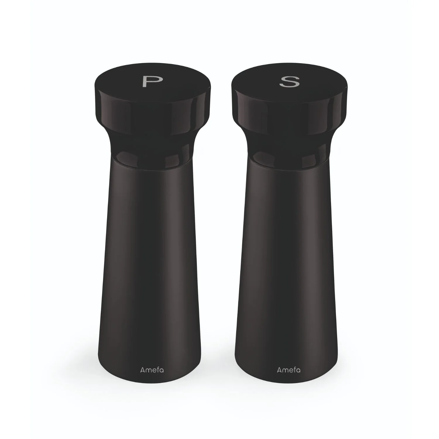 Amefa Modern Shade Peper En Zout Set 15 Cm Zwart 1 Amefa Modern Shade Peper En Zout Set 15 Cm Zwart