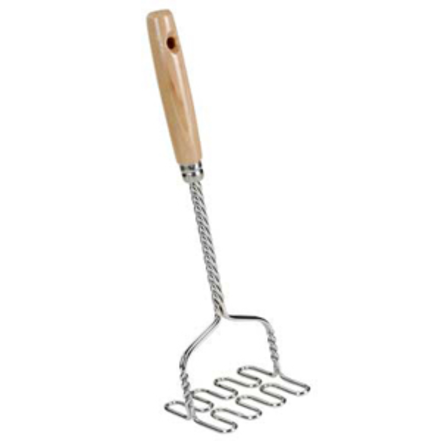 MetalTex Aardappelstamper Hout Greep 1 MetalTex Aardappelstamper Hout Greep