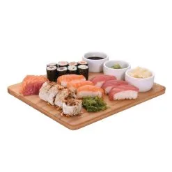 Sushiset Bamboe Porselein 4-delig -Keukenapparatuur Winkel 104 0630 5 1