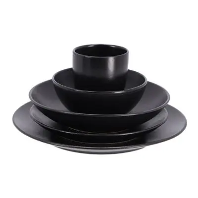 Merkloos Bord Diep 21,5 Cm Black Moon 3 Merkloos Bord Diep 21,5 Cm Black Moon - Afbeelding 3