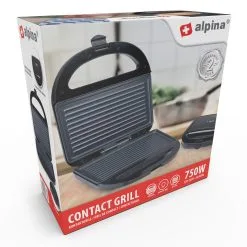 Alpina Contactgrill 750W -Keukenapparatuur Winkel 209 6779 1