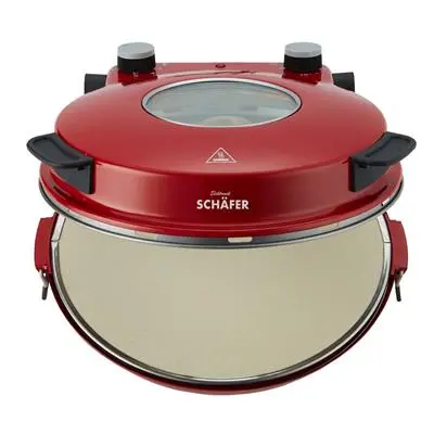 Schäfer Pizzaoven 20315 32 Cm Rood 2 Schäfer Pizzaoven 20315 32 Cm Rood - Afbeelding 2