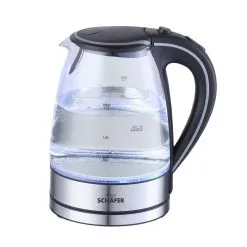 Schäfer Waterkoker LED 1.7 Liter Transparant