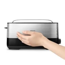 Philips Broodrooster HD2692/90 Viva Zwart -Keukenapparatuur Winkel 212 1083 3 1 1